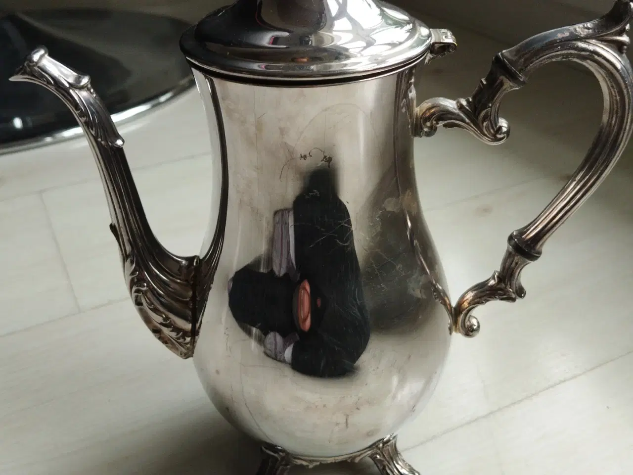 Billede 4 - Sølv Plet. Kaffekande