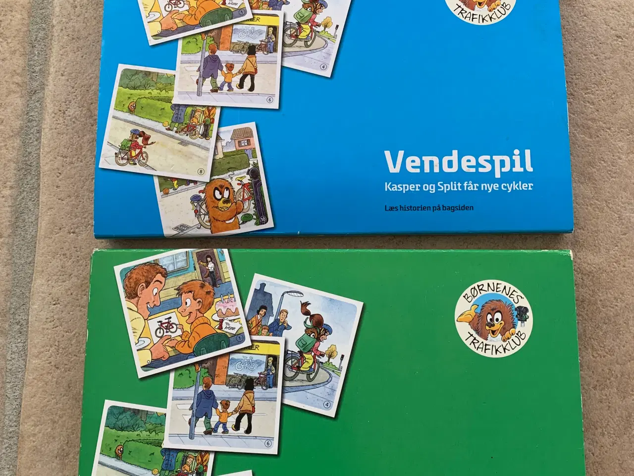 Billede 1 - Vendespil fra Børnenes trafikklub 