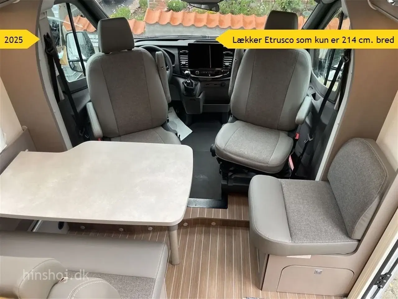 Billede 2 - 2025 - Etrusco V 6.6 SF   Lækker Autocamper som kun er 214 cm bred fra Hinshøj Caravan.