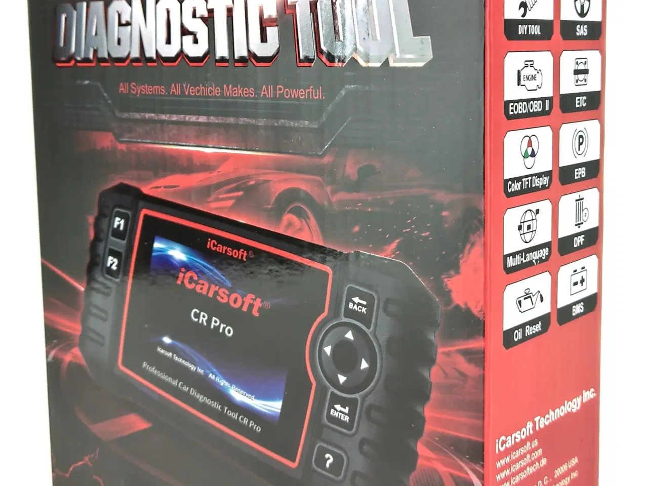 Billede 3 - iCarsoft JP V2.0 Bilspecifik Scanner til Japanske biler Toyota, Lexus, Scion, Isuzu, Nissan, Infiniti, Mitsubishi, Honda(Acura), Mazda og Subaru