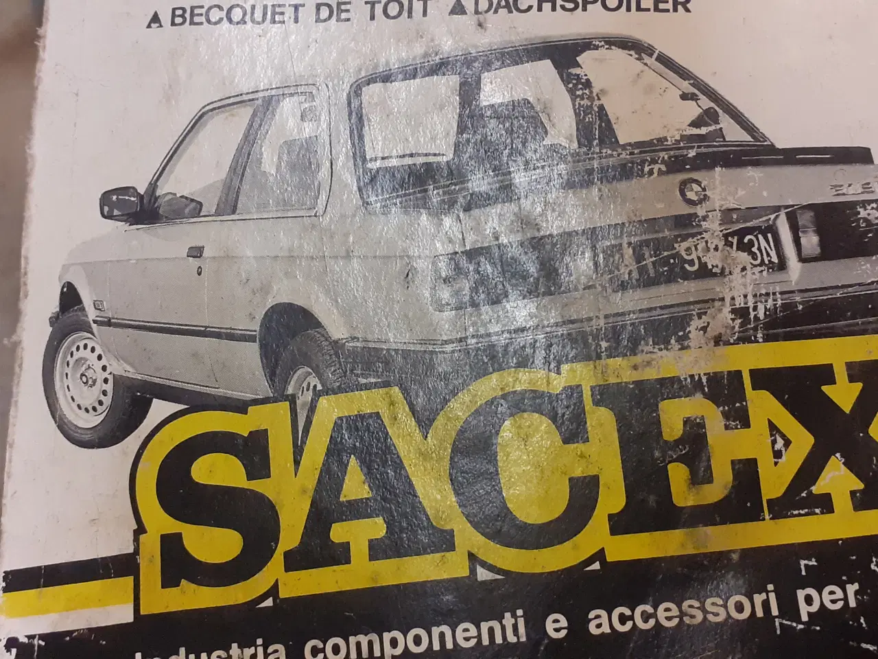Billede 1 - Sacex spoiler BMW E30