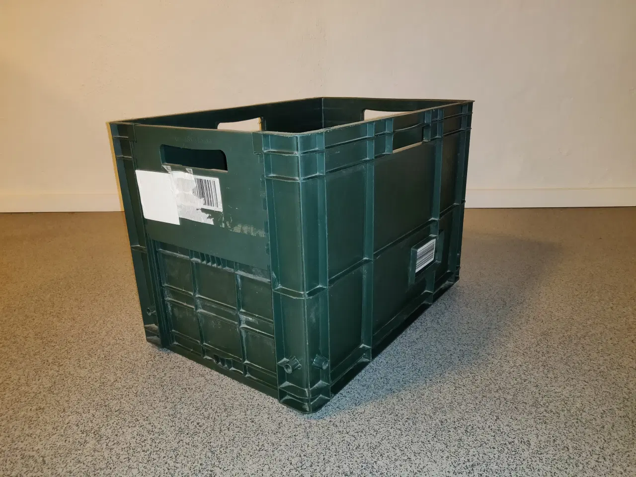 Billede 1 - Grøn plastikkasse 595x395x415mm