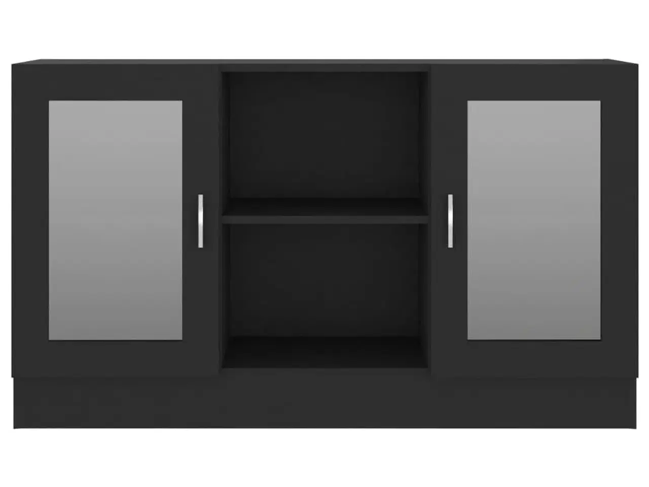 Billede 6 - Skænk 120x30,5x70 cm konstrueret træ sort