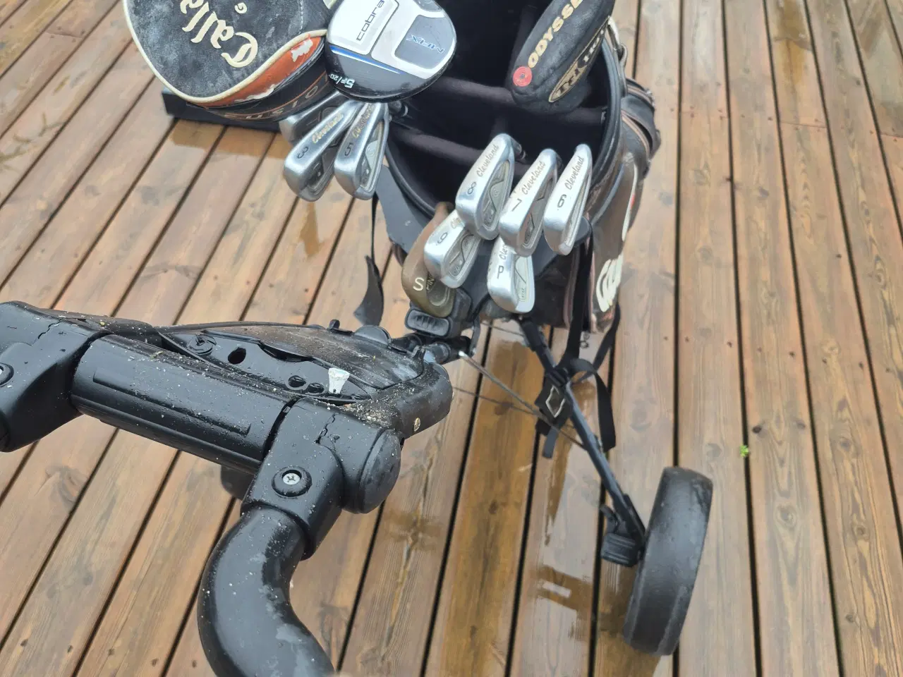 Billede 1 - Golfsæt komplet med bag og vogn