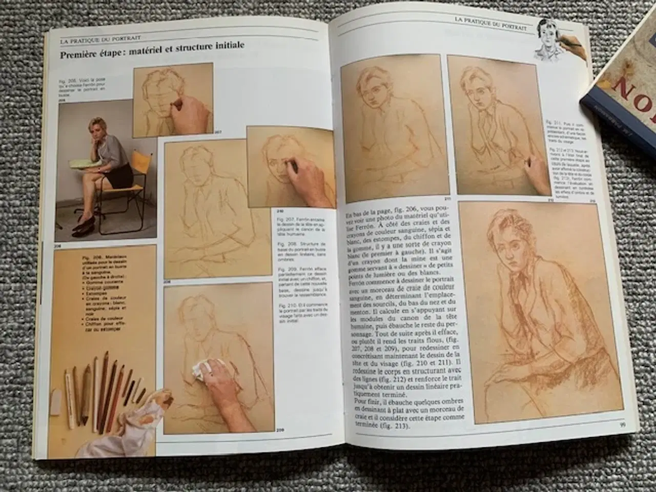 Billede 3 - Tegn et portræt - Comment dessiner un Portrait