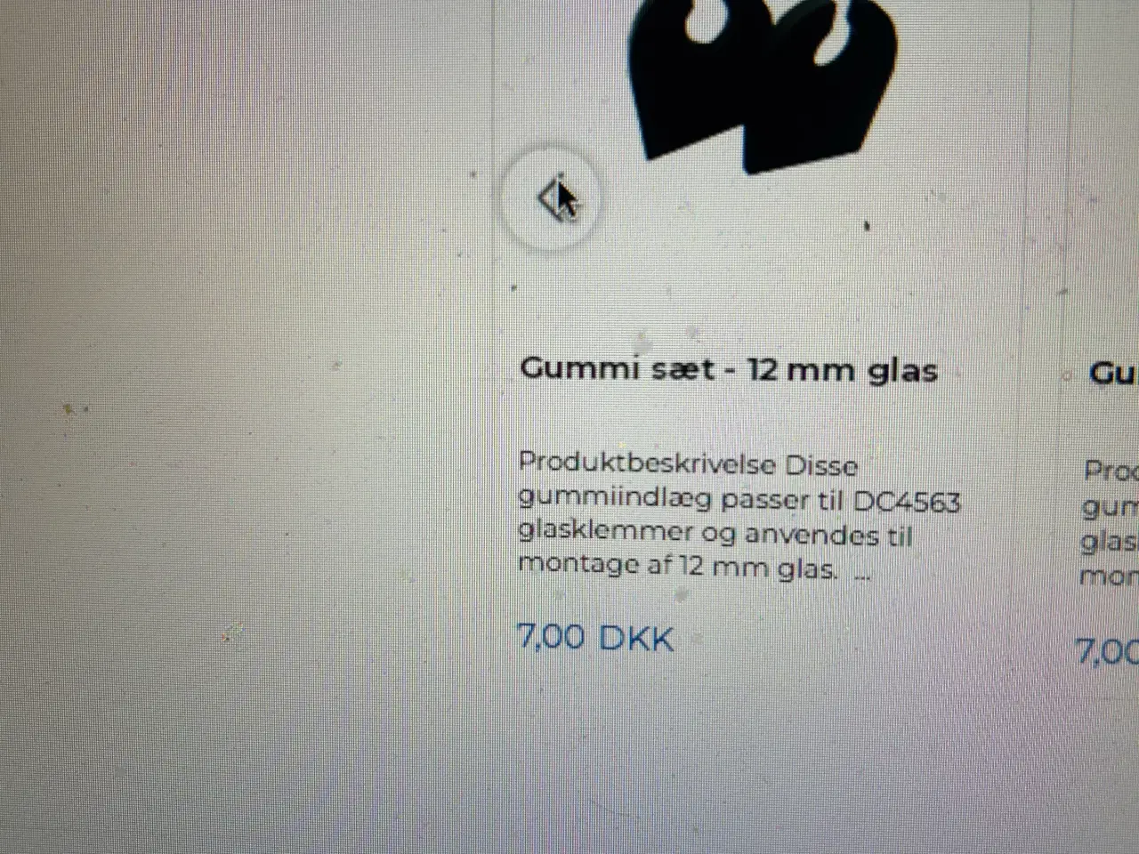 Billede 8 - Ny Glasklemmer 4 stk rustfri stål 