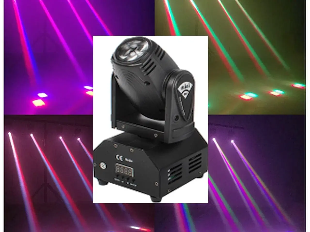 Billede 1 - Udlejes - SHEHDS MINI 360º MOVING HEAD BEAM RGBW.
