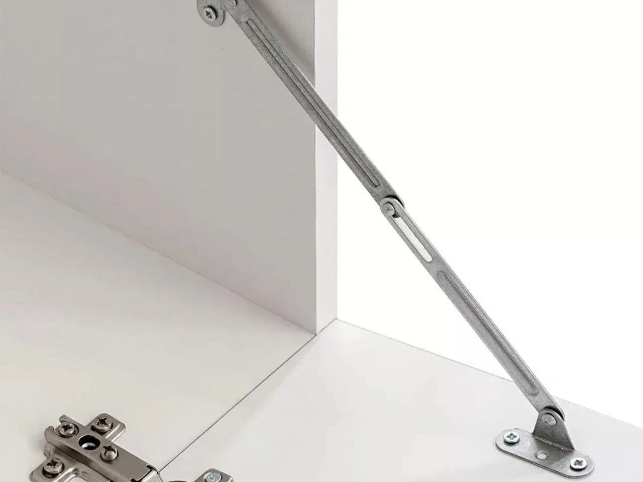 Billede 8 - Skabssæt med tv-skab og LED-lys 5 dele sort