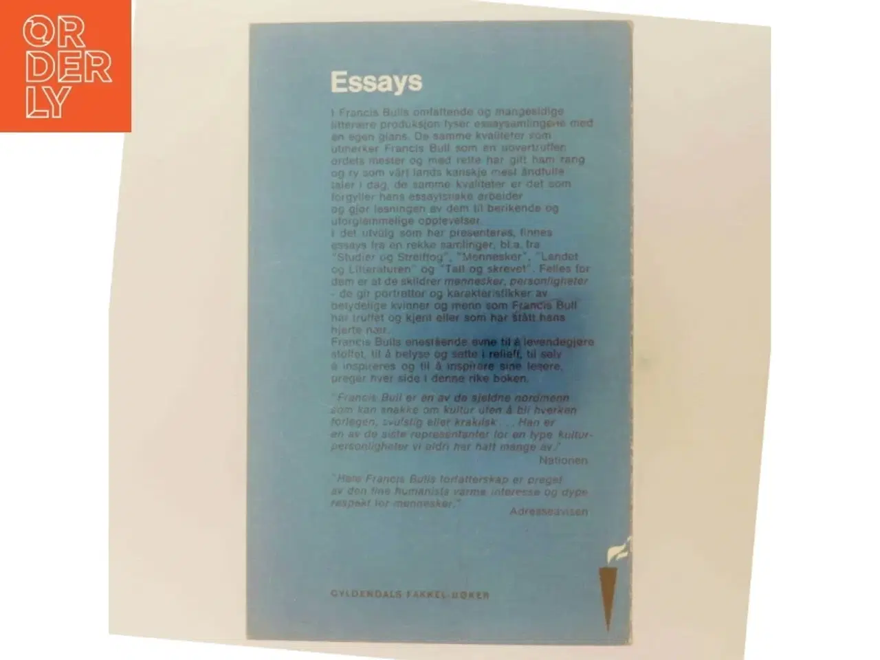 Billede 3 - Essays i utvalg af Francis Bull (Bog)
