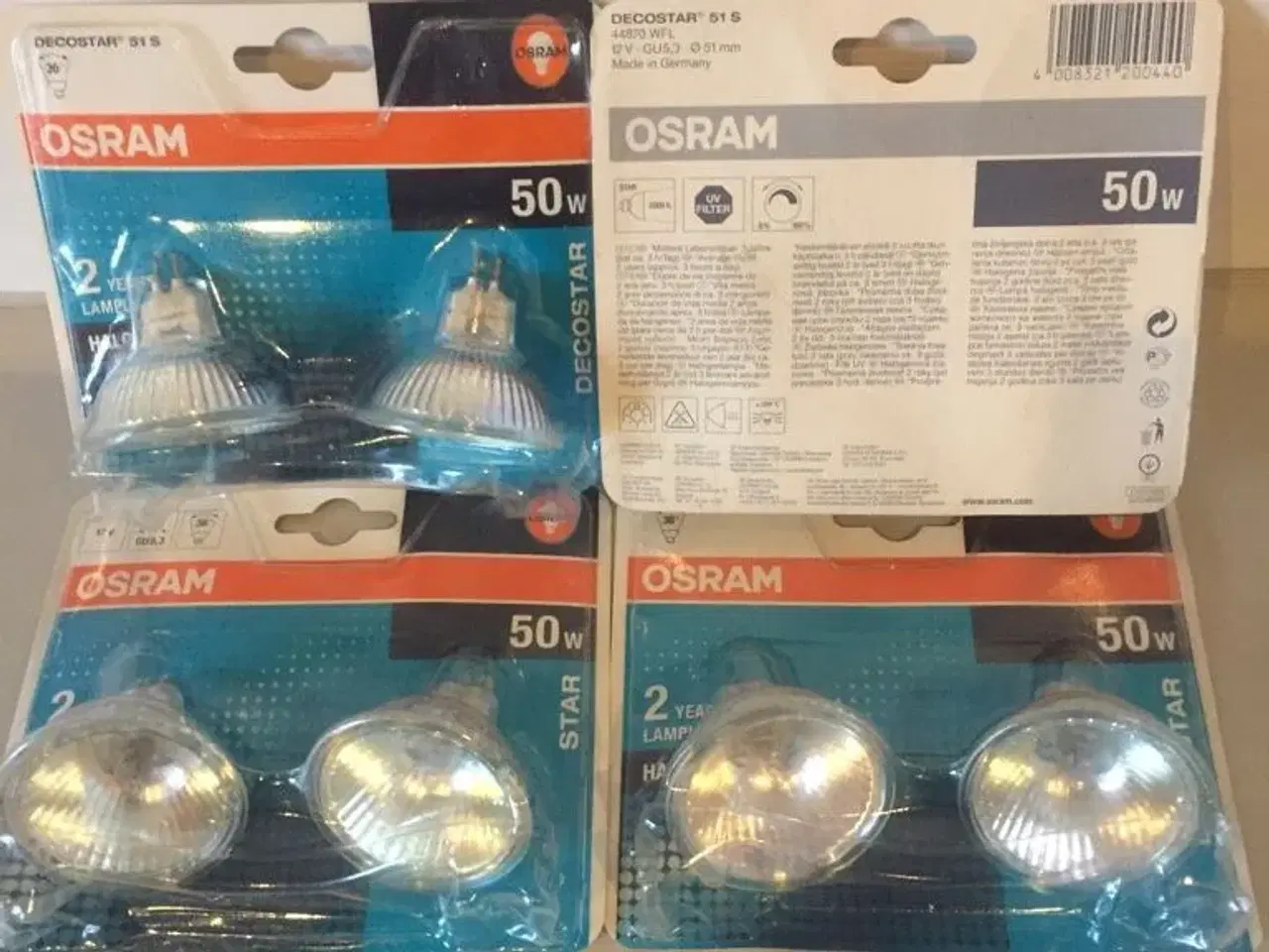 Billede 3 - Halogen 12 v Gu 5,3 - Ø 51 mm