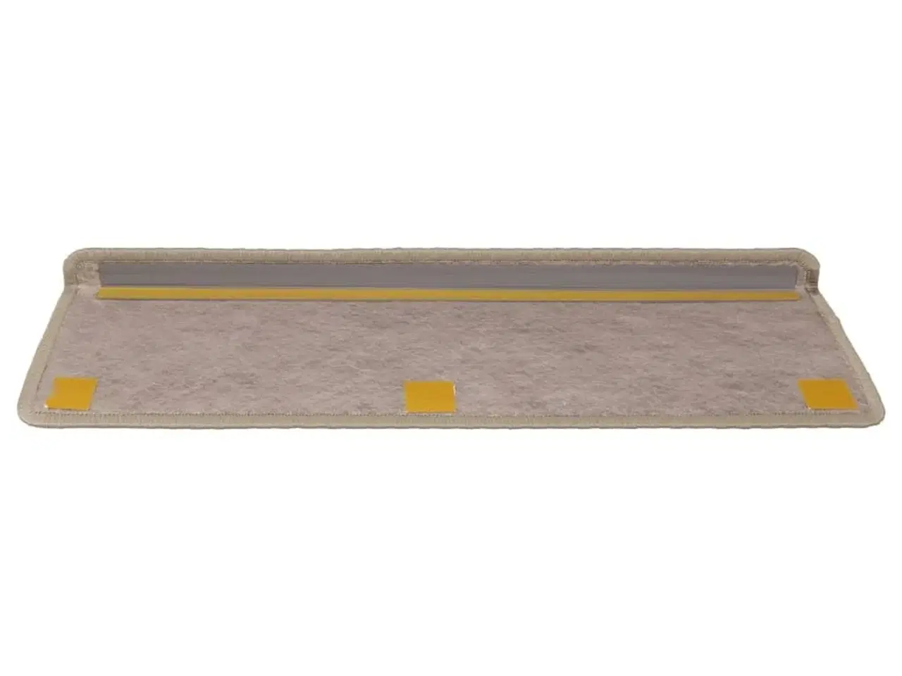 Billede 5 - Selvklæbende trappemåtter 15stk. 65x21x4cm sisal-look sandfarve