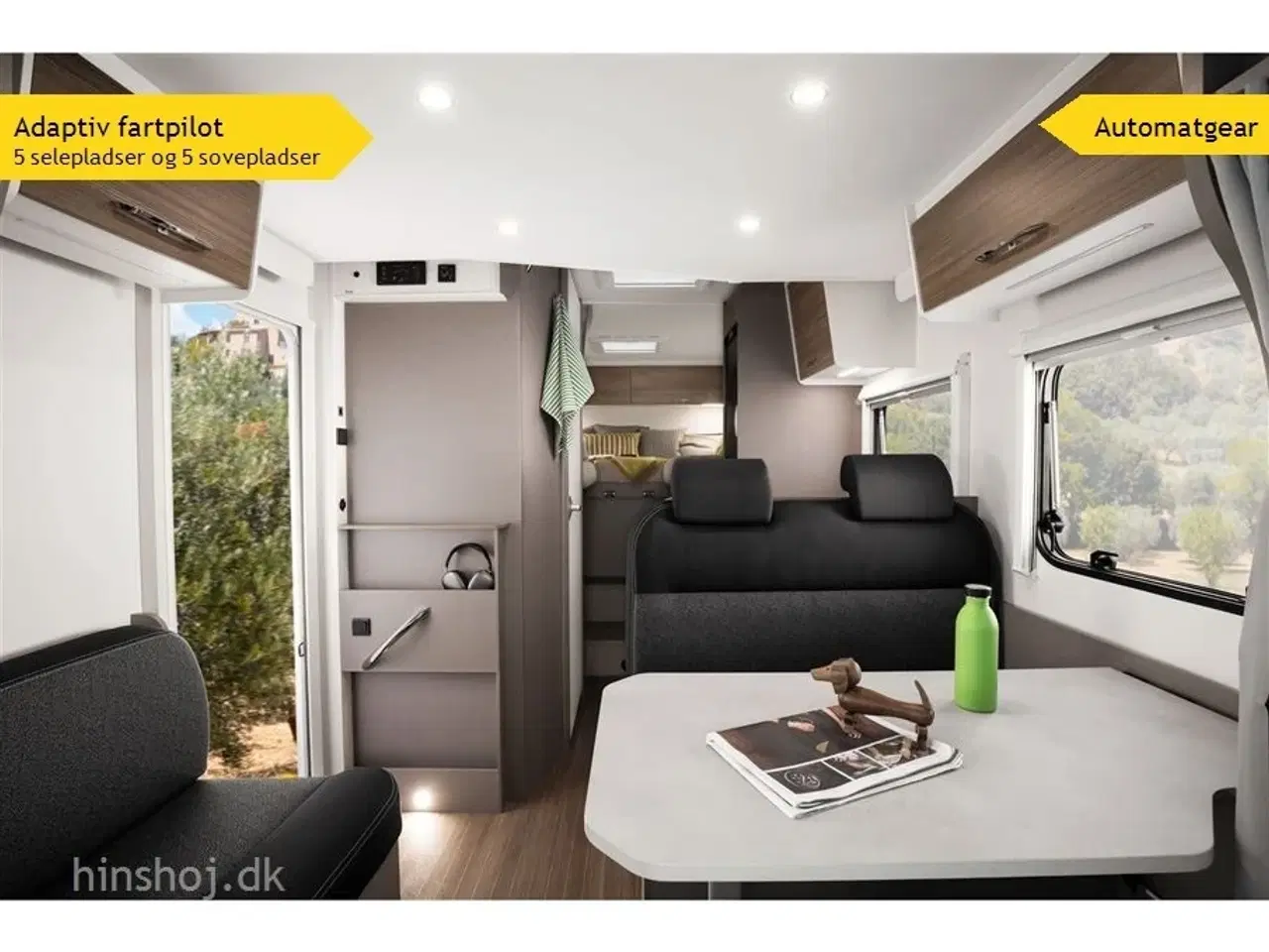 Billede 3 - 2025 - Etrusco T 6.9 SB Aut   Lækker Autocamper med enkelsenge og Adaptiv fartpilot fra Hinshøj Caravan