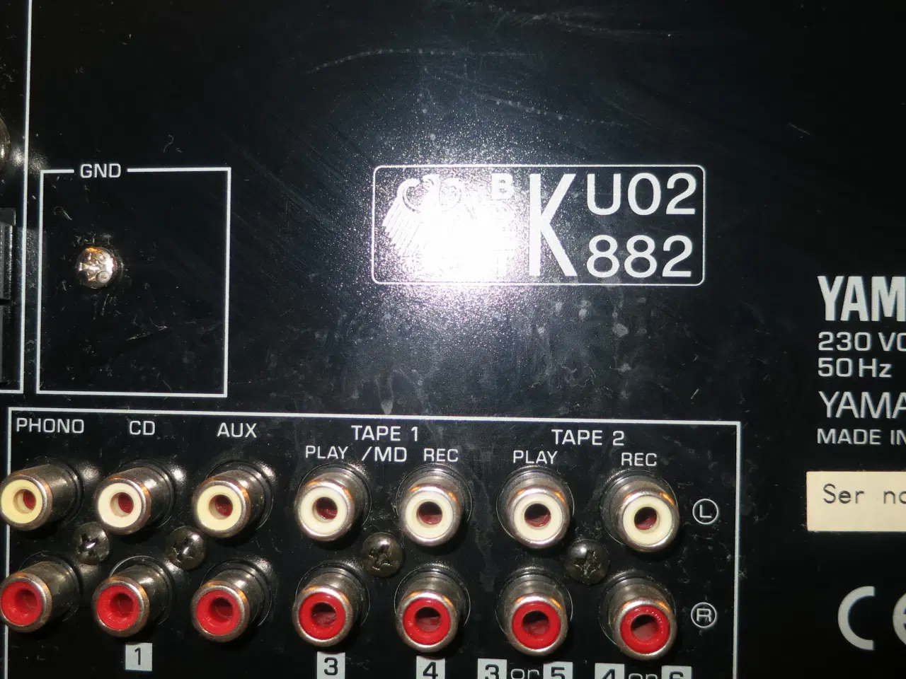 Billede 4 - YAMAHA RX-396 RECIEVER
