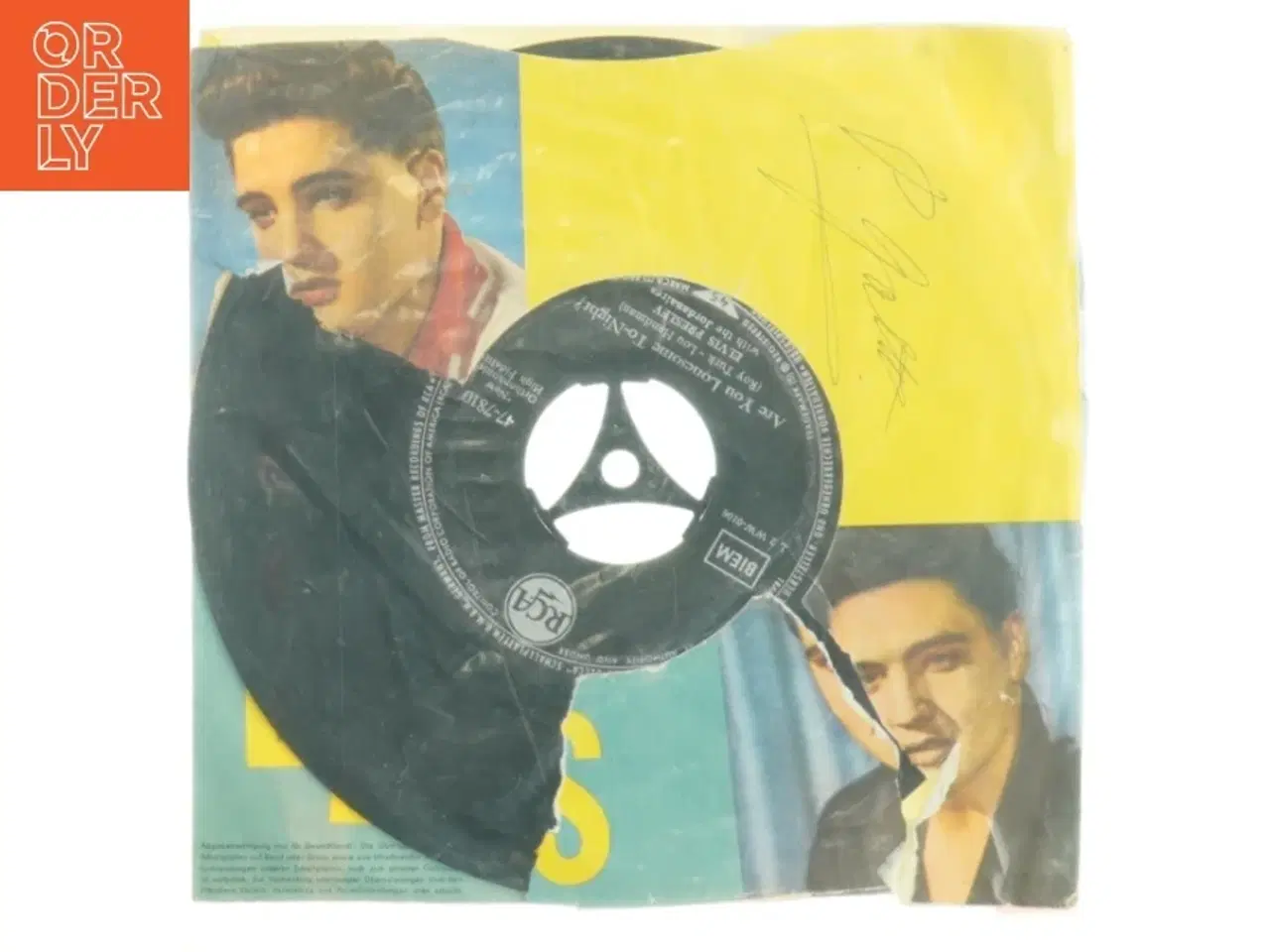 Billede 2 - Vinylsingle Elvis (str. 18 x 18 cm)