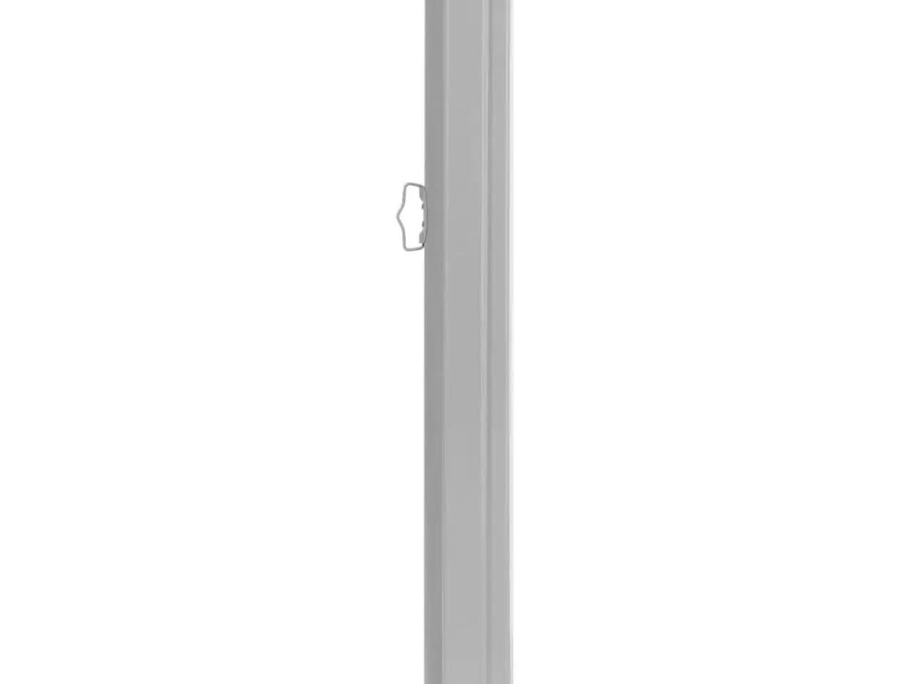 Billede 3 - Sammenrullelig sidemarkise til terrassen 100 x 300 cm sort