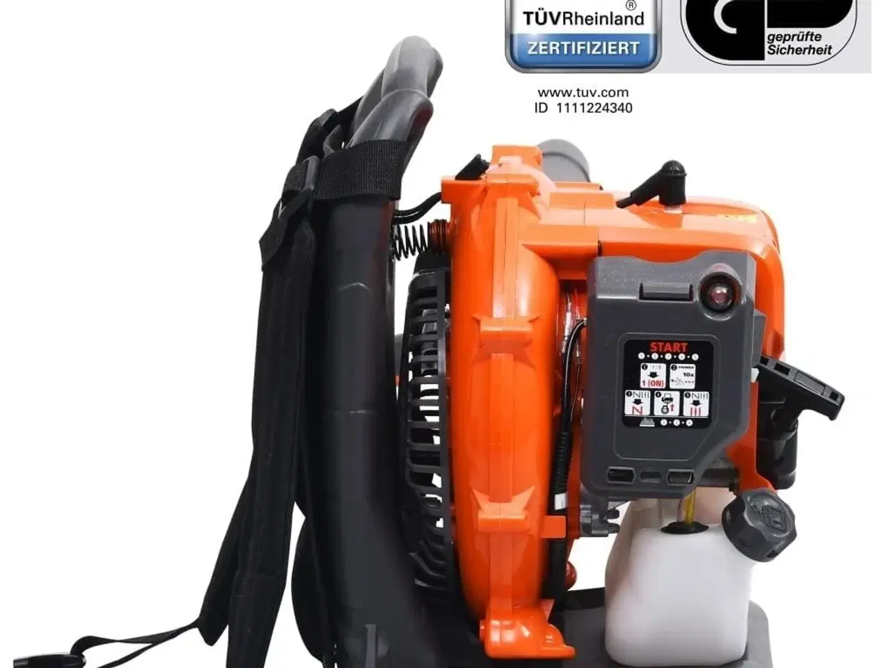 Billede 3 - Løvblæser rygsækmodel benzin 900 m³/h 42,7 cc