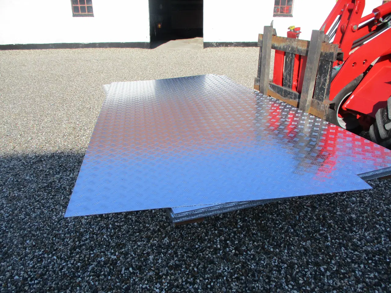 Billede 5 - Dørkplade, alu, 3/4 mm.