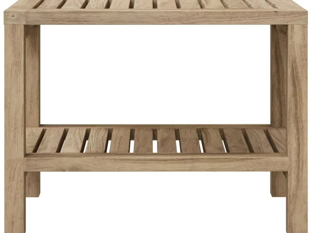 Billede 3 - Badeværelsesbord 60x30x45 cm massivt teaktræ
