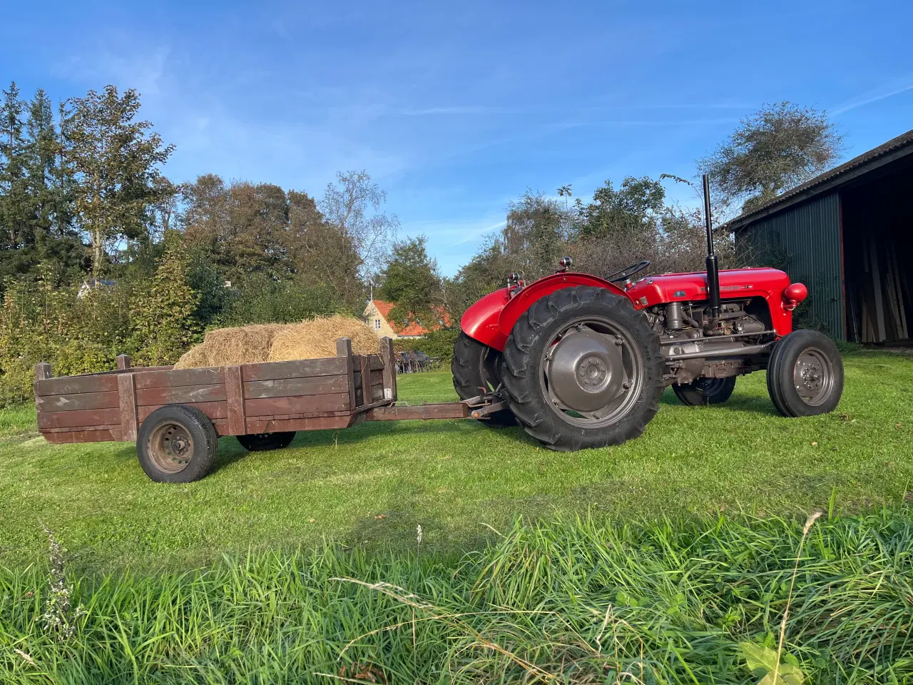 Billede 2 - Vogn til lille traktor