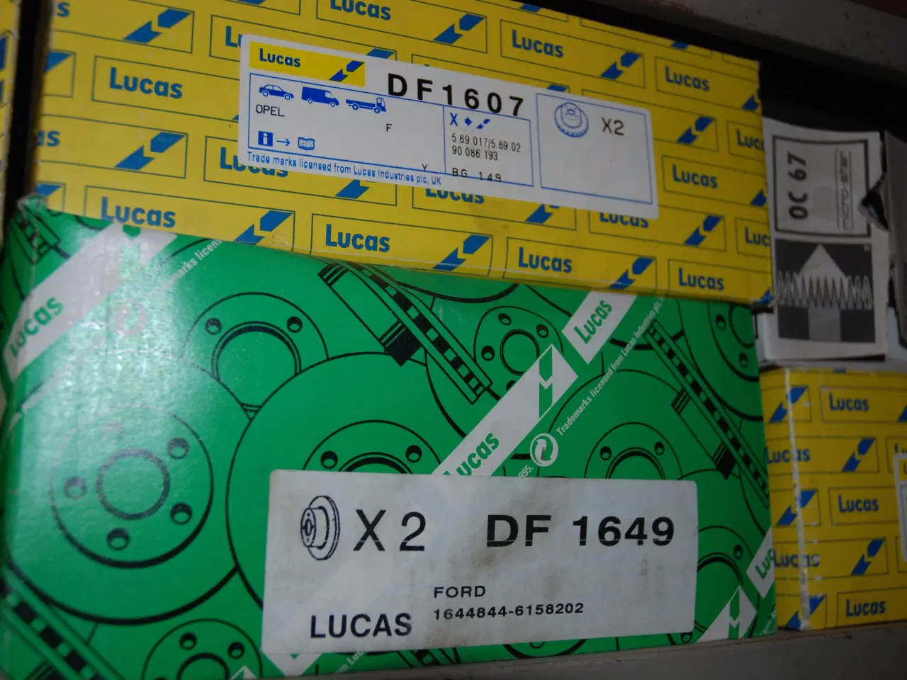 Billede 1 - BREMSESKIVER  LUCAS 1649 til mange FORD og TWR