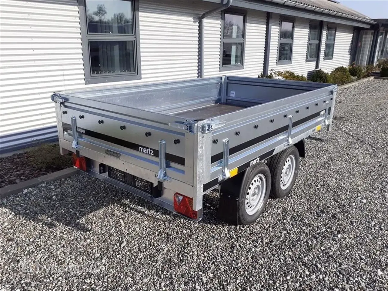 Billede 3 - 0 - Martz Transporter 2515 tipper   Martz boggie trailer med hydraulich tip 750 kg til skarp pris