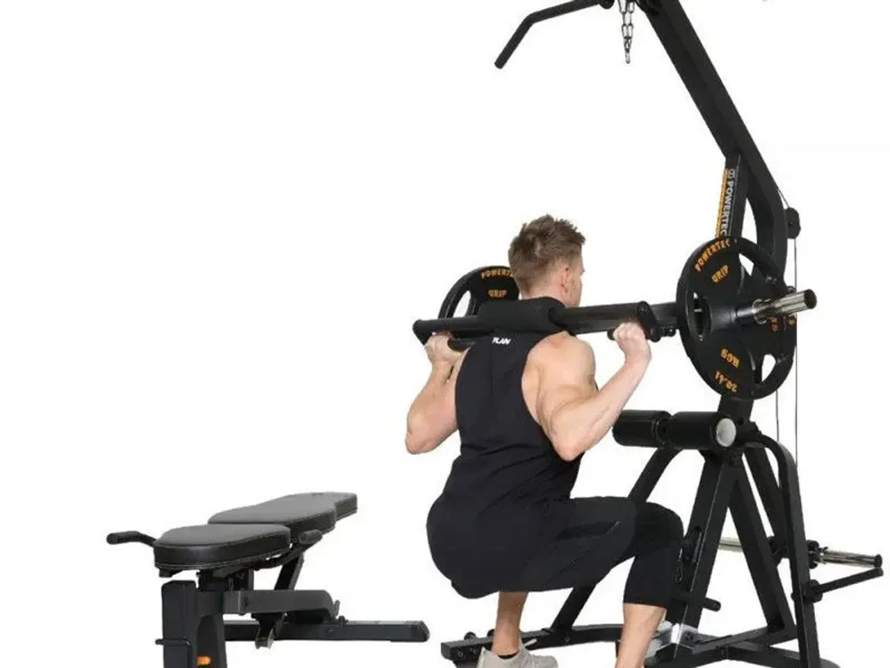 Billede 2 - Powertec Workbench LeverGym Black +77,5 kg PU-vægt