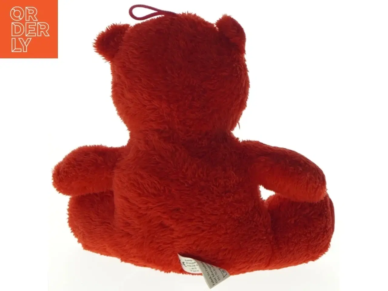 Billede 3 - Rød bamse (str. 20 cm)