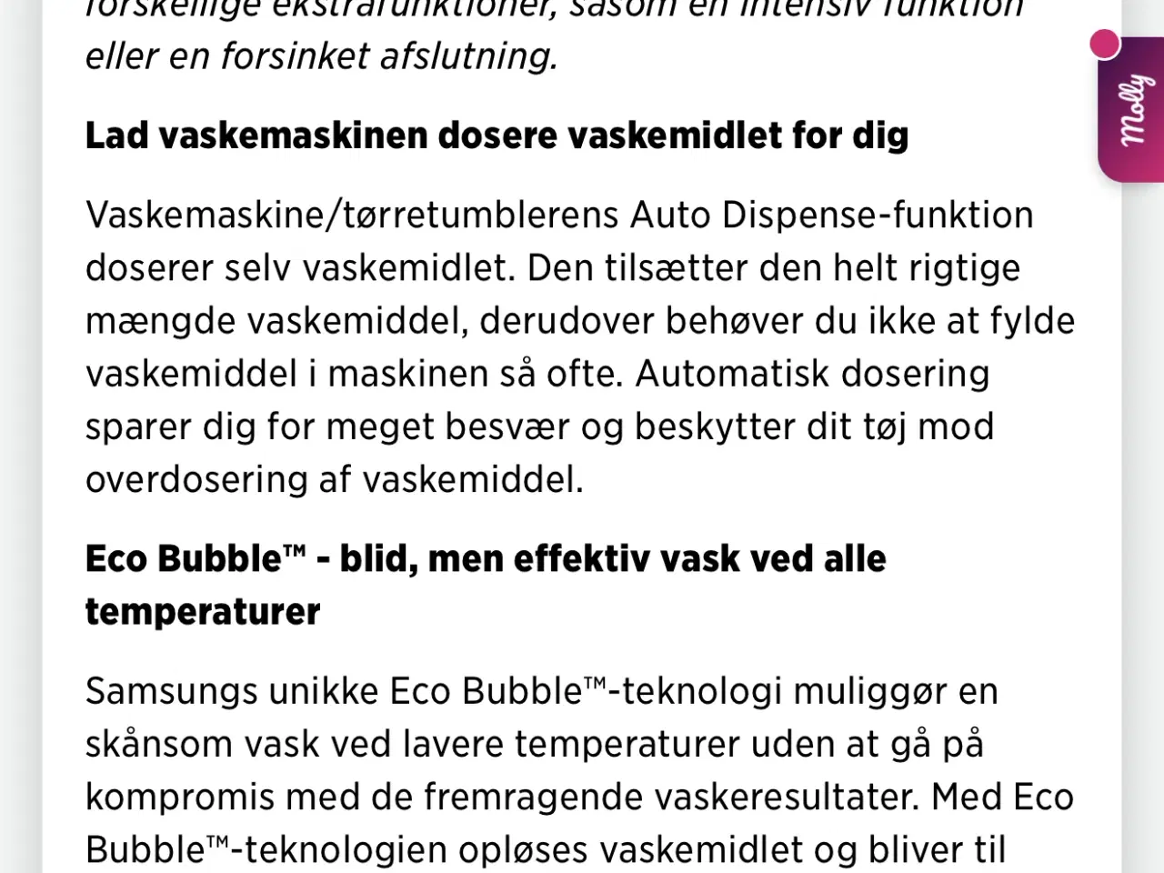 Billede 4 - Samsung vaske/tørremaskine 9/6kg 