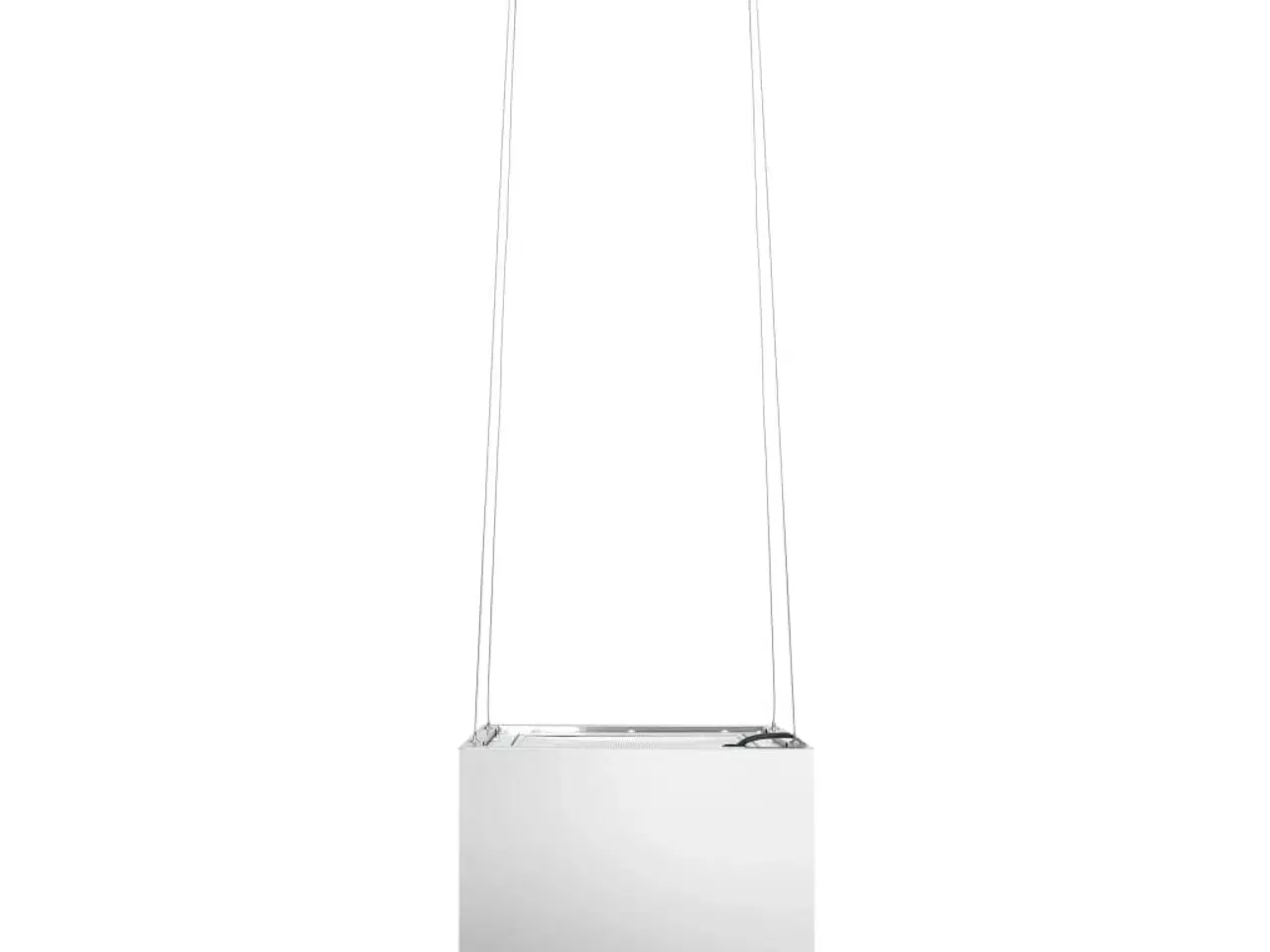 Billede 5 - Hængende ø-emhætte med touchsensor LCD 37 cm rustfrit stål