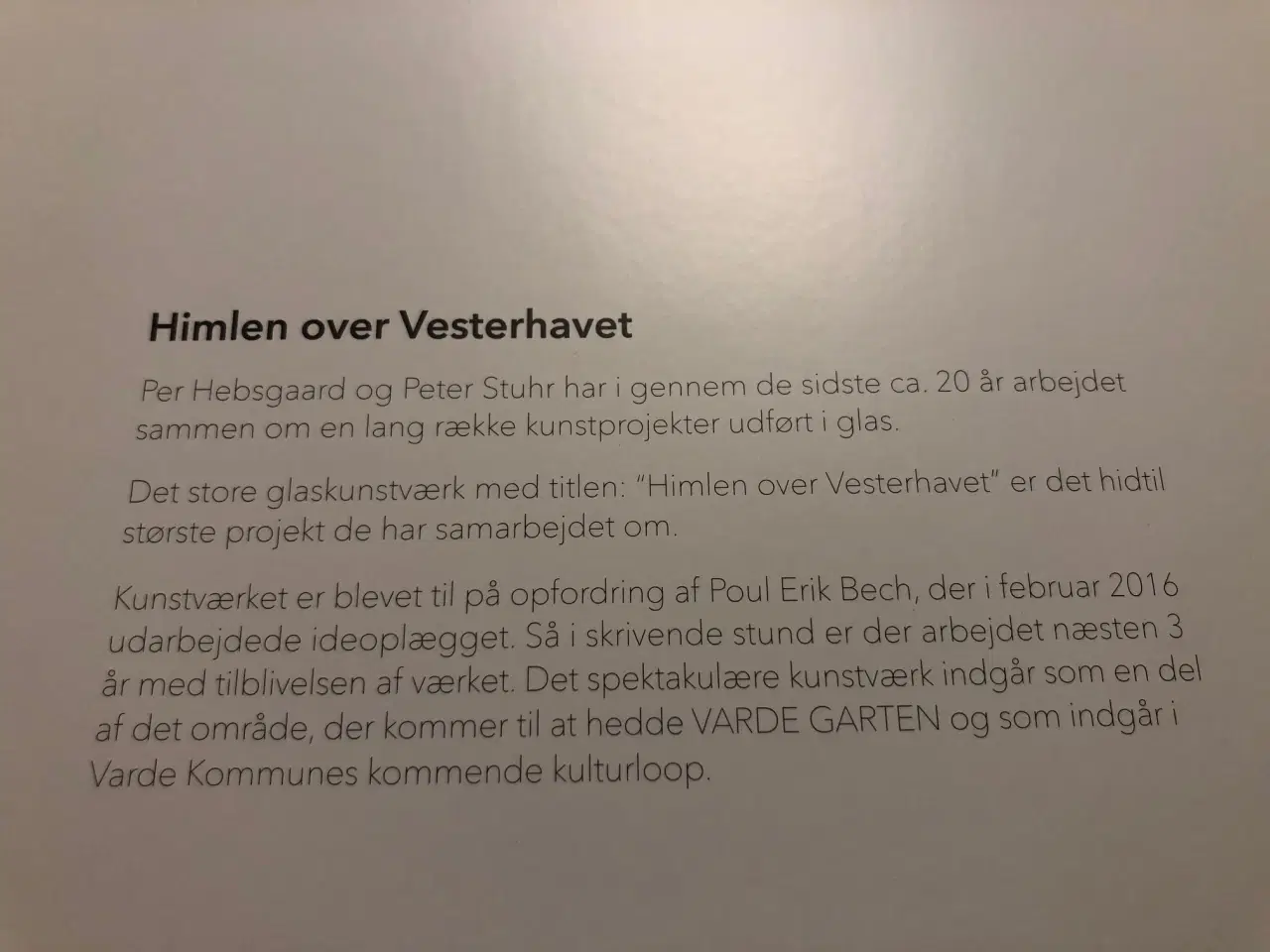 Billede 5 - Glaskunst "Himlen over Vesterhavet"