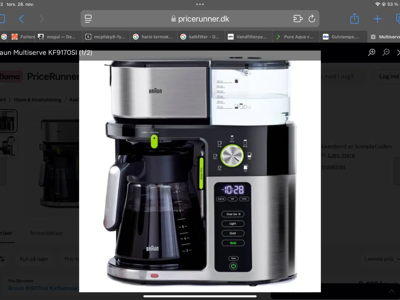 Billede 3 - Kaffemaskine Braun KF9170 SI