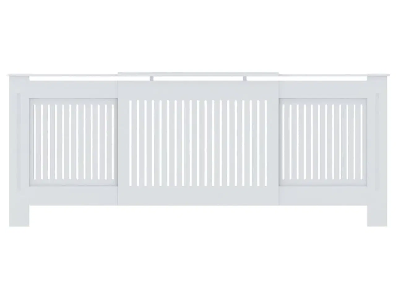 Billede 3 - Radiatorskjuler 205 cm MDF hvid