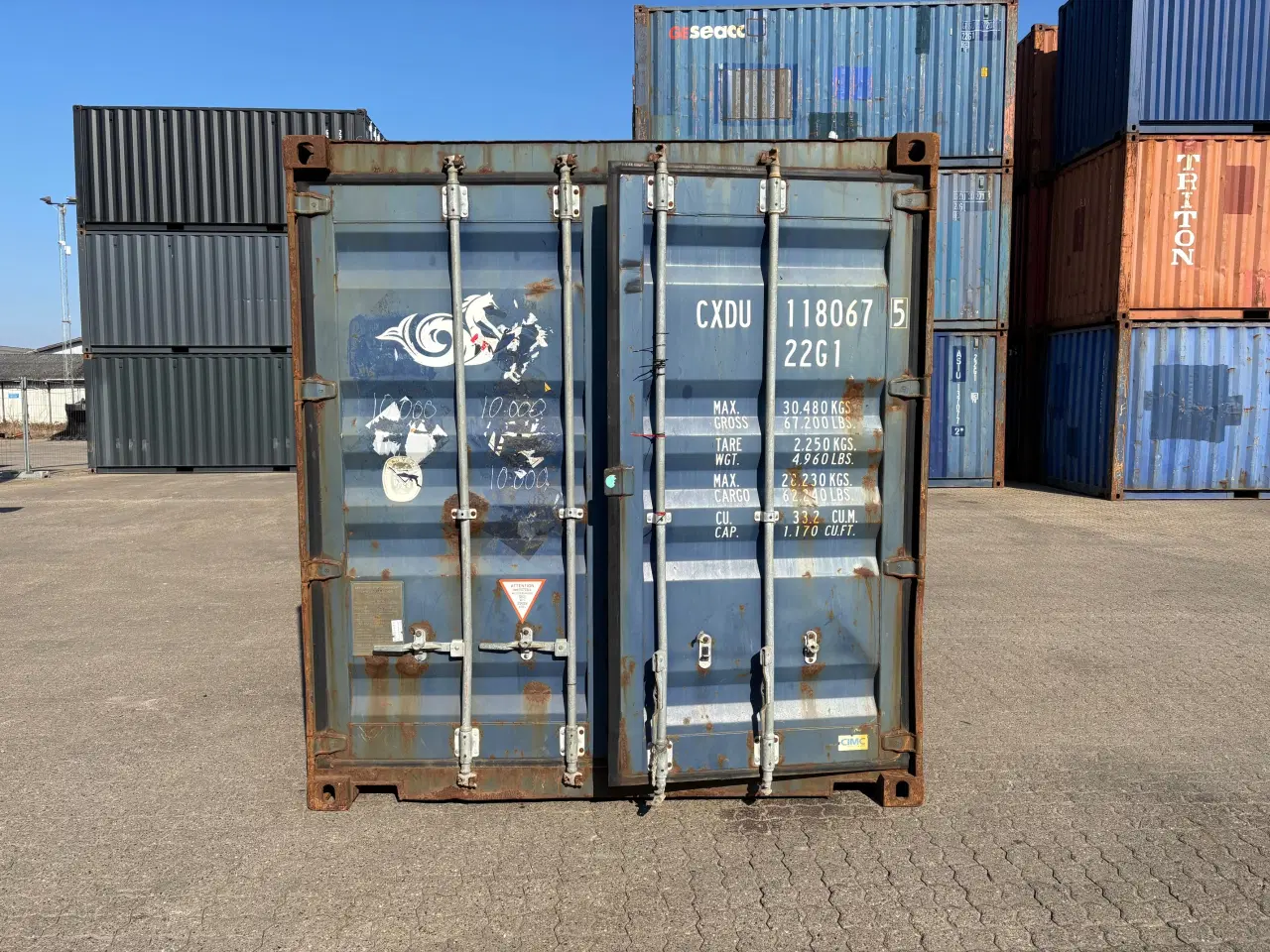 Billede 1 - 20 fods Container - ID: CXDU 118067-5