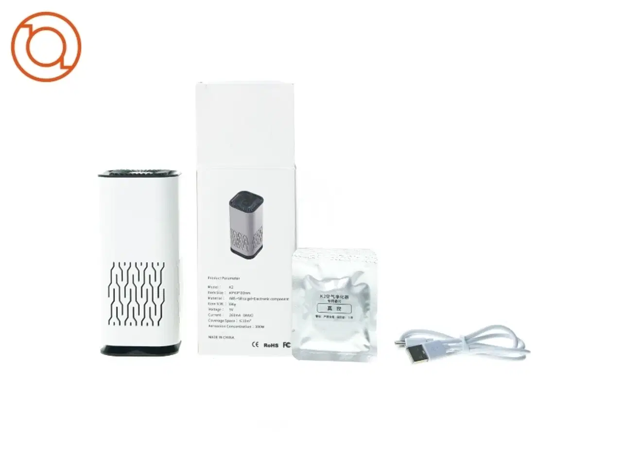 Billede 1 - Portable air purifier fra K 2 (str. 13 x 6 x 6 cm)