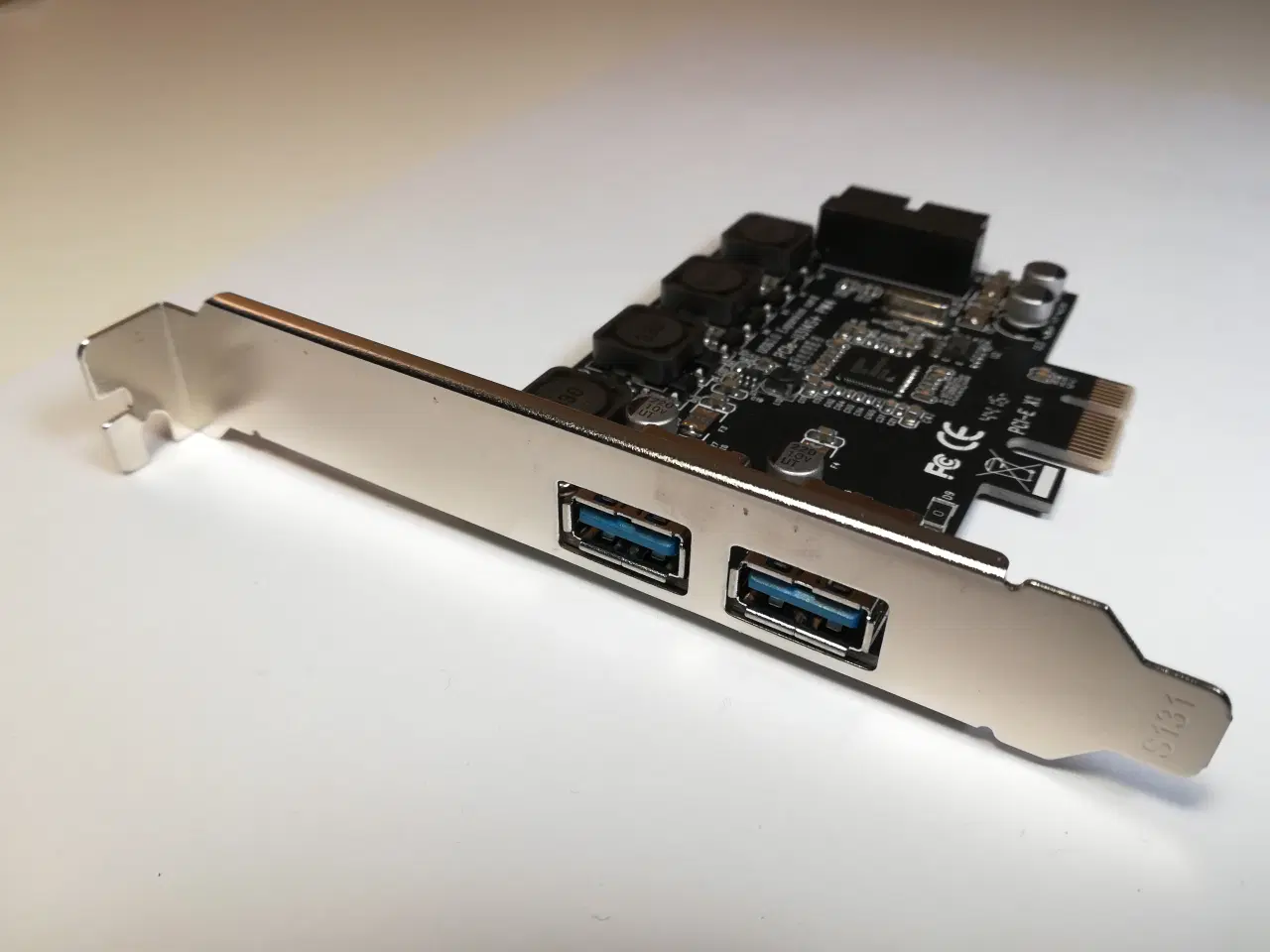 Billede 4 - PCI Express kort med 2 USB 3.0 udgange + bracket