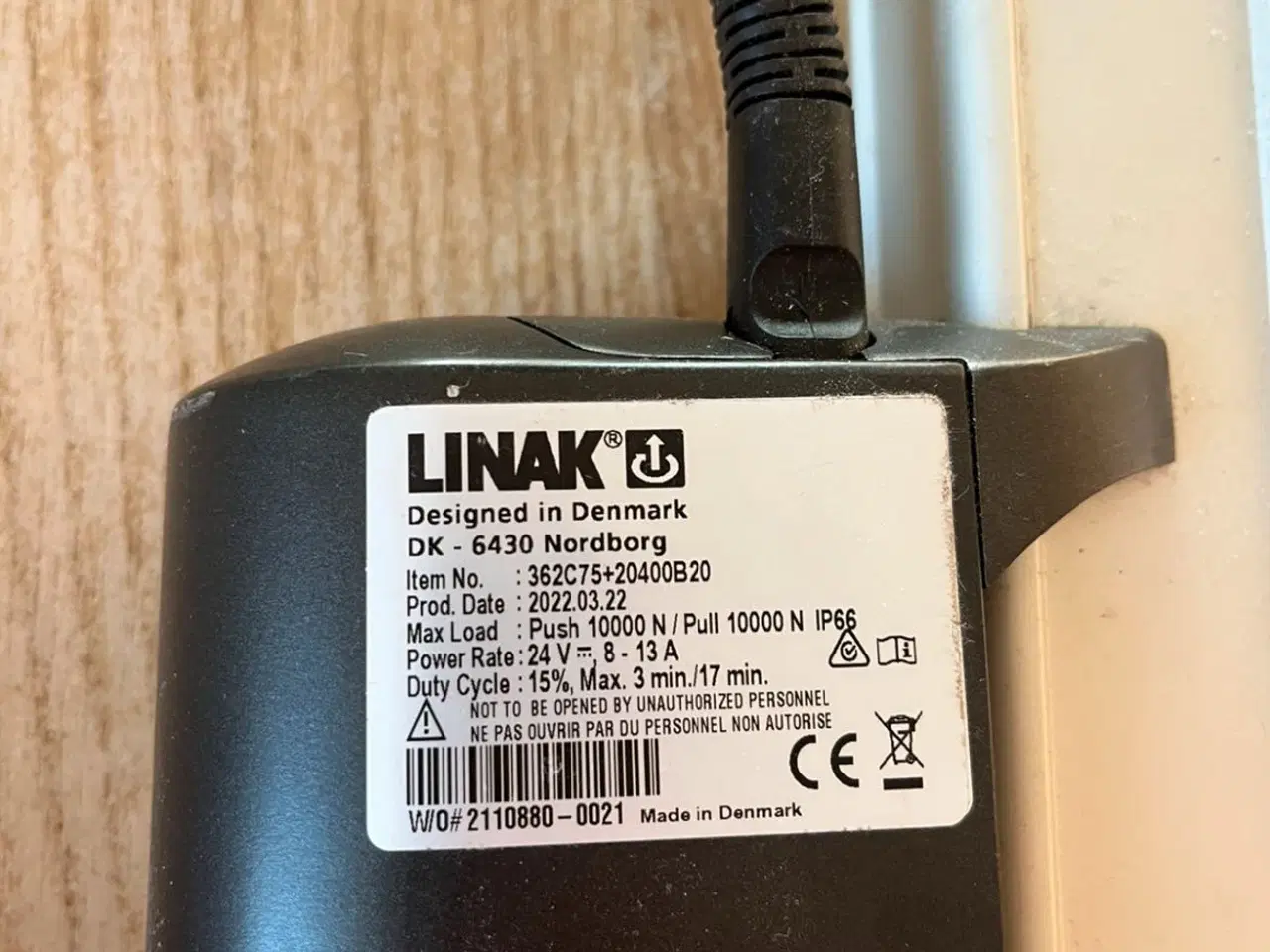 Billede 3 - LINAK Aktuator 