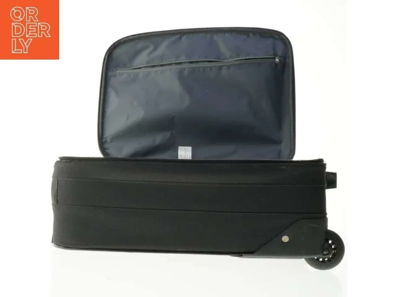 Billede 5 - Sort kuffert med hjul (str. 48 x 35 cm)