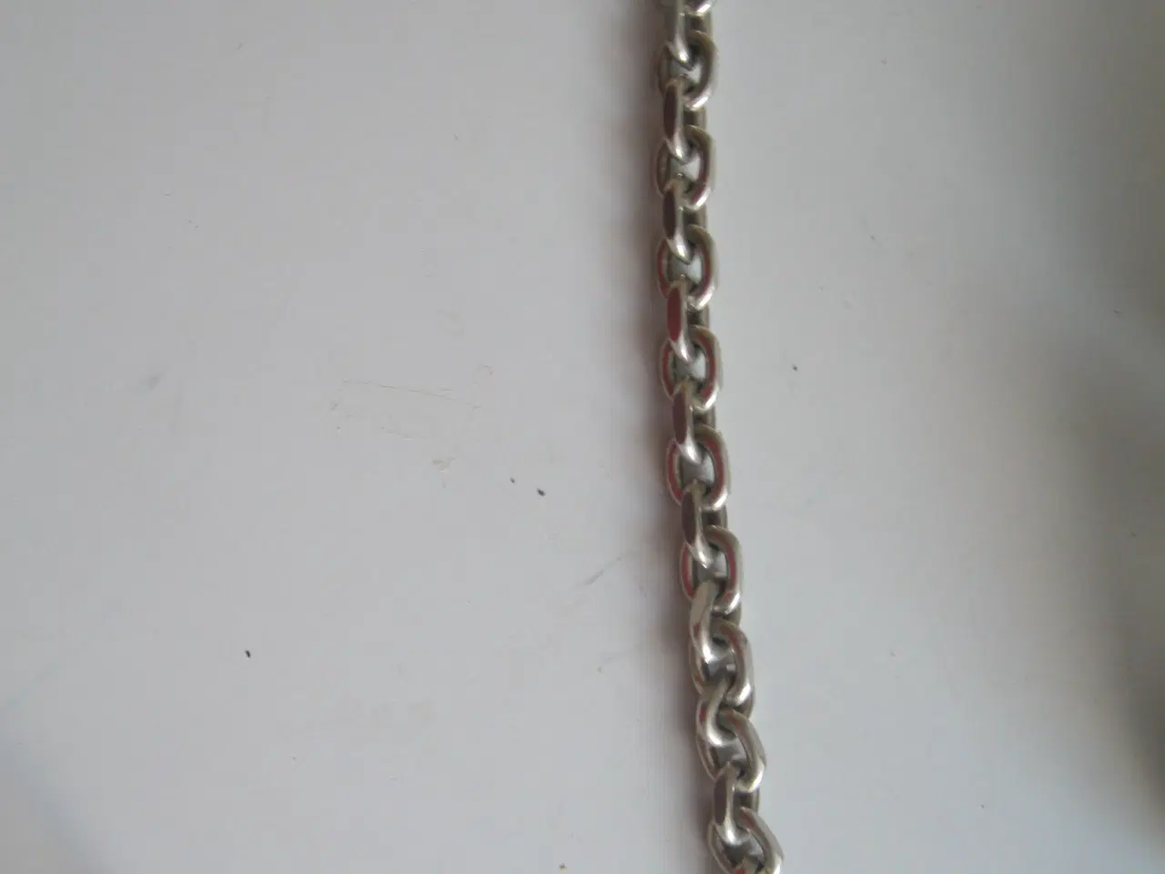 Billede 3 - Armbånd facet anker 20 cm. Sterling sølv