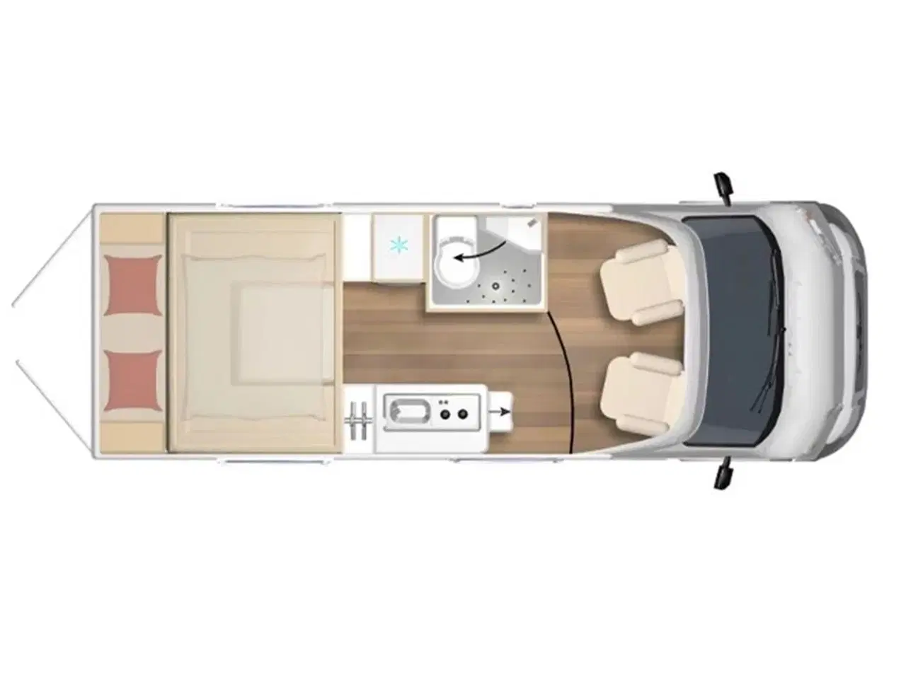 Billede 21 - 2025 - Bürstner Eliseo C644   NYHED 2025! Bürstner Eliseo C 644 Campervan kan nu ses hos Camping-Specialisten.dk