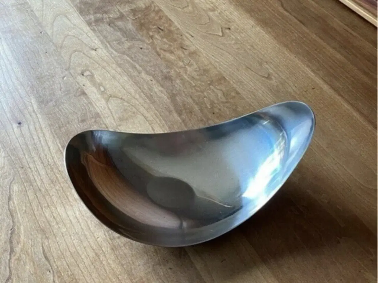 Billede 1 - Smukt Georg Jensen fad i rustfrit stål