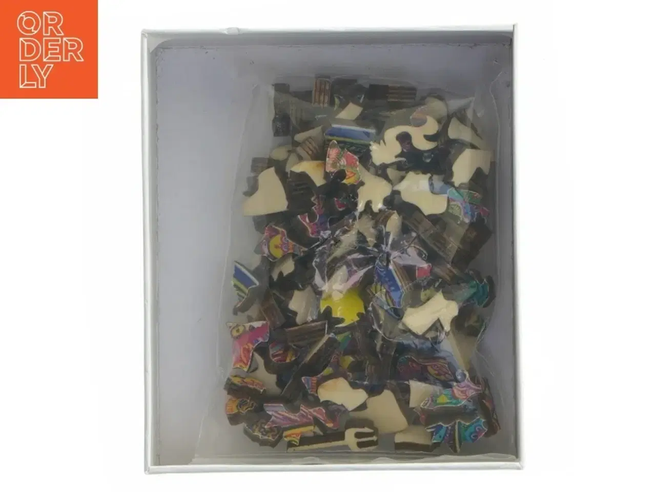 Billede 2 - Farverigt fiske træpuslespil (str. 11,5x13,5 cm)
