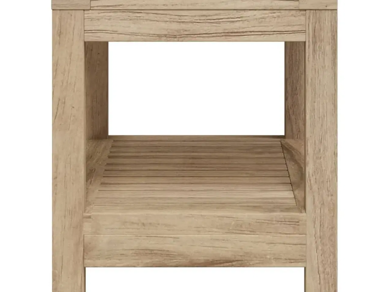 Billede 4 - Badeværelsesbord 60x30x45 cm massivt teaktræ