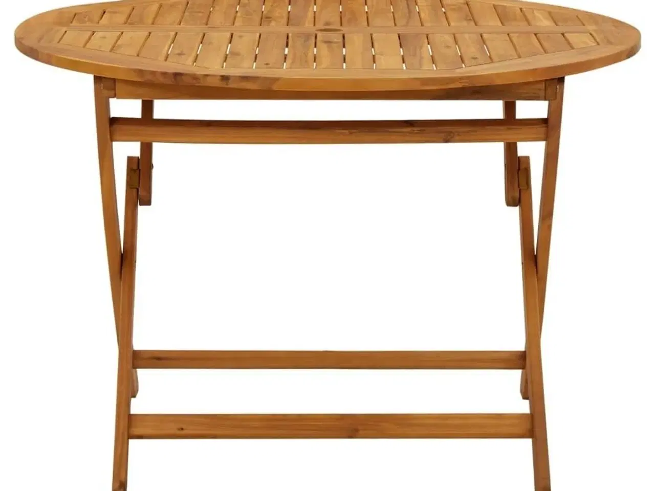 Billede 2 - Foldbart havebord 110 cm massivt akacietræ
