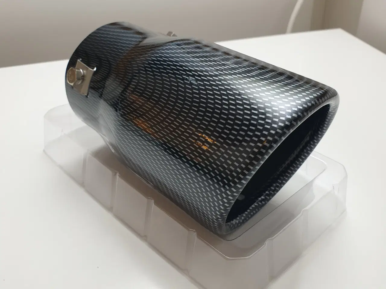 Billede 10 - NY! 90mm Carbon / Sort Rørendestykke