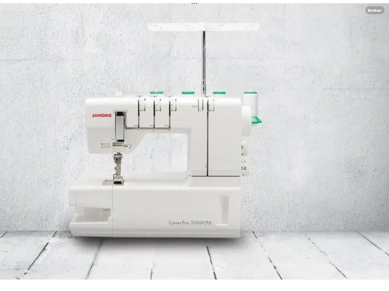 Billede 2 - Janome CoverPro 2000 CPX - incl 2 stk tapebinder