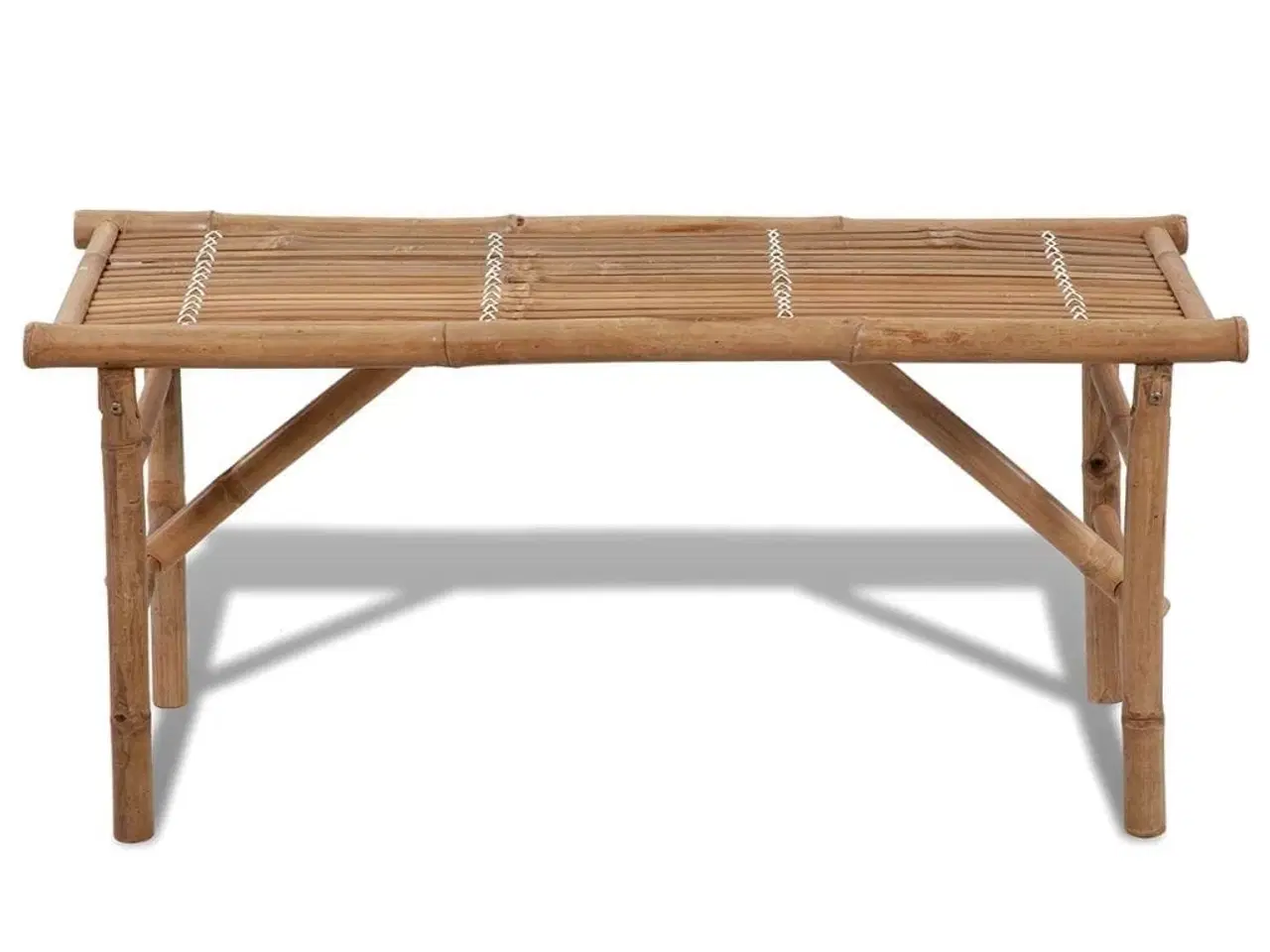 Billede 2 - Foldbar havebænk 118 cm bambus
