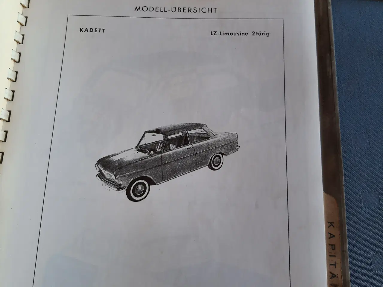 Billede 5 - OPEL  brochure og reservedele katalog  