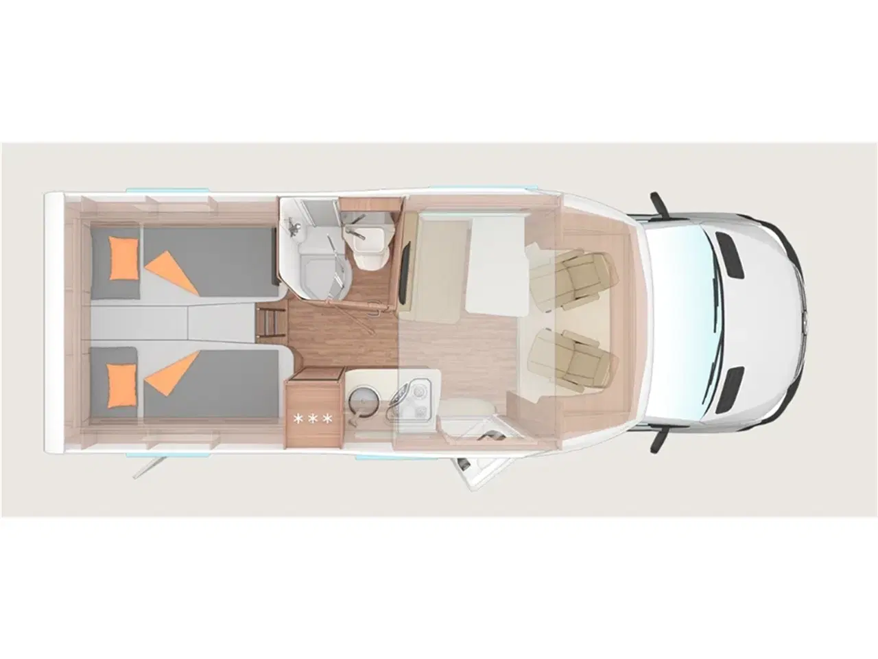 Billede 2 - 2024 - Weinsberg Pepper Edition MEG 640 Mercedes   Som NY - km 11000 - udstyr i prisen.