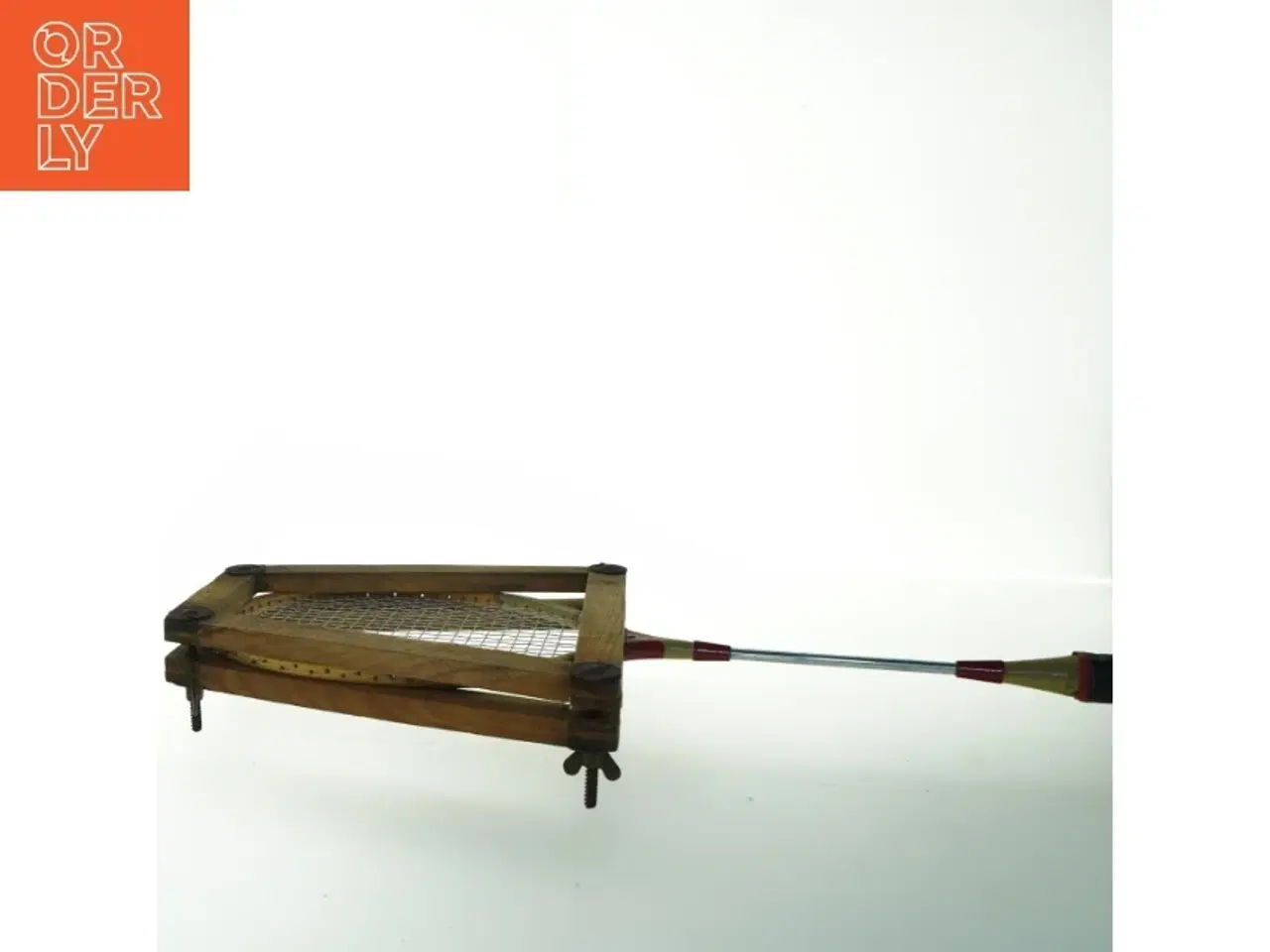 Billede 2 - Retro badminton ketcher med træramme fra Britooods (str. 68x20 cm)