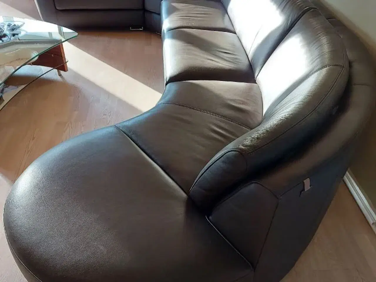 Billede 1 - Italiansk design sofa i leder